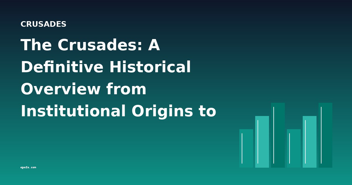 The Crusades: A Definitive Historical Overview from Institutional Origins to Military Architecture