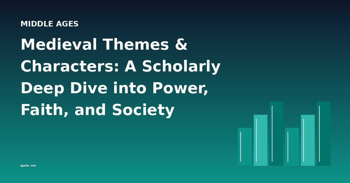 Medieval Themes & Characters: A Scholarly Deep Dive into Power, Faith, and Society
